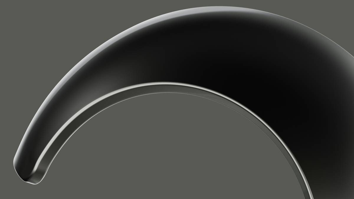 Side-by-side diagram showing how a curved beard brush follows jawline contour vs flat brush causing uneven pressure points